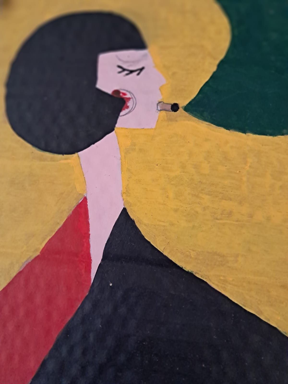 Mujer fumando